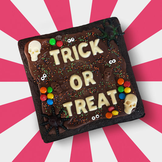 Halloween Postal Brownie Slab