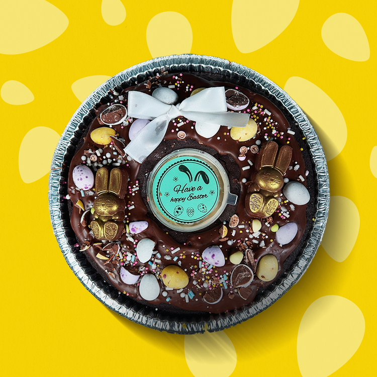 Easter Brownie Wreath