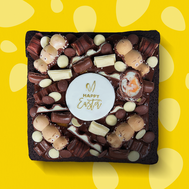 Overloaded Postal Brownie Slab