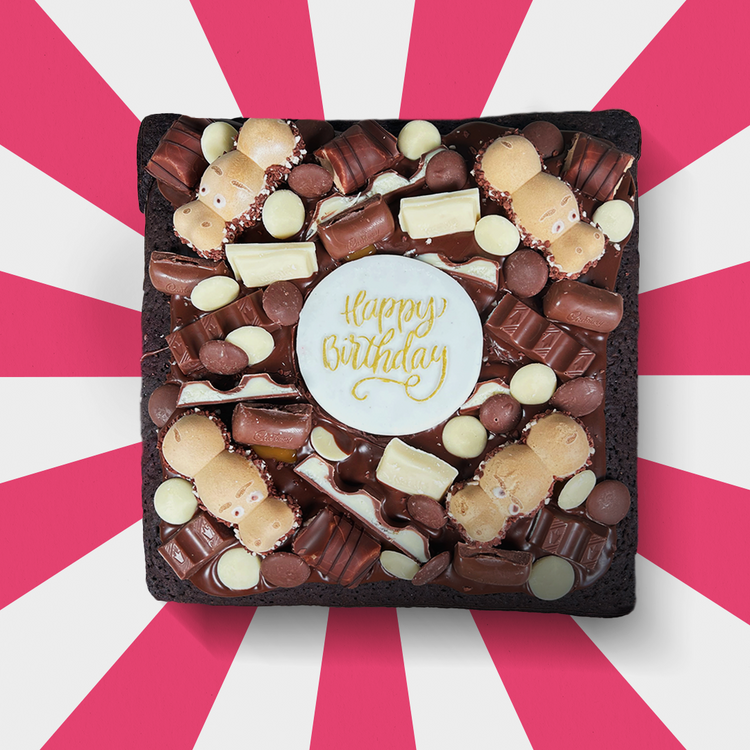 Overloaded Postal Brownie Slab