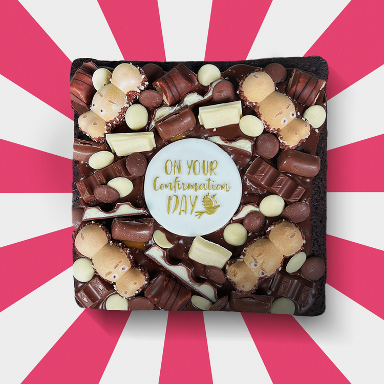Overloaded Postal Brownie Slab