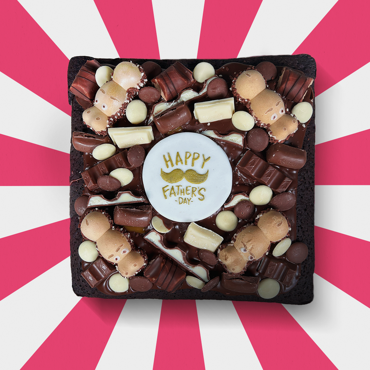 Overloaded Postal Brownie Slab