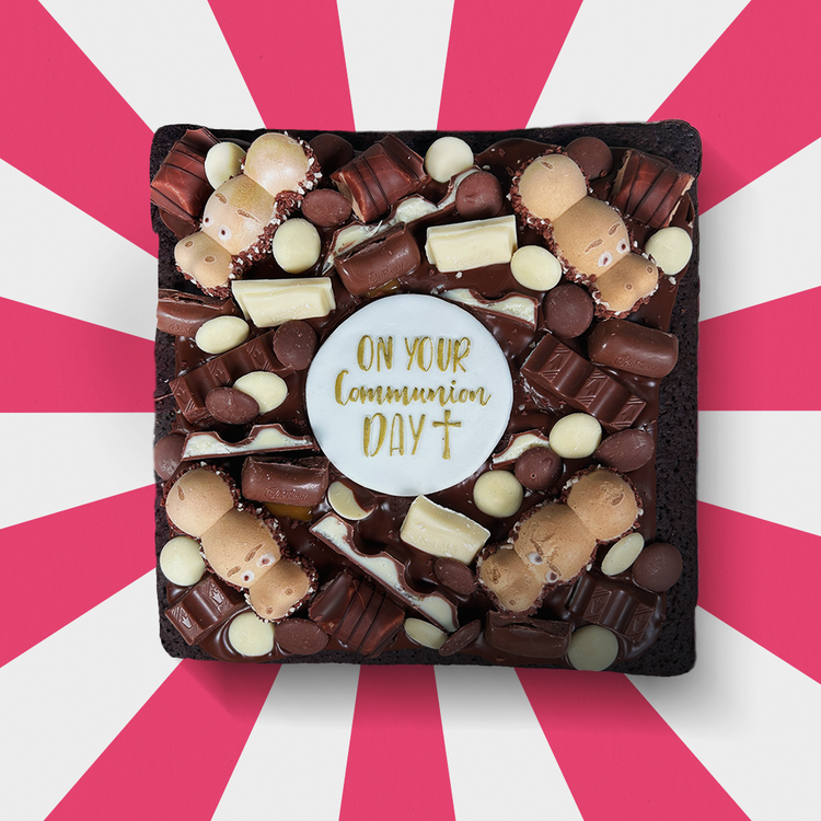 Overloaded Postal Brownie Slab
